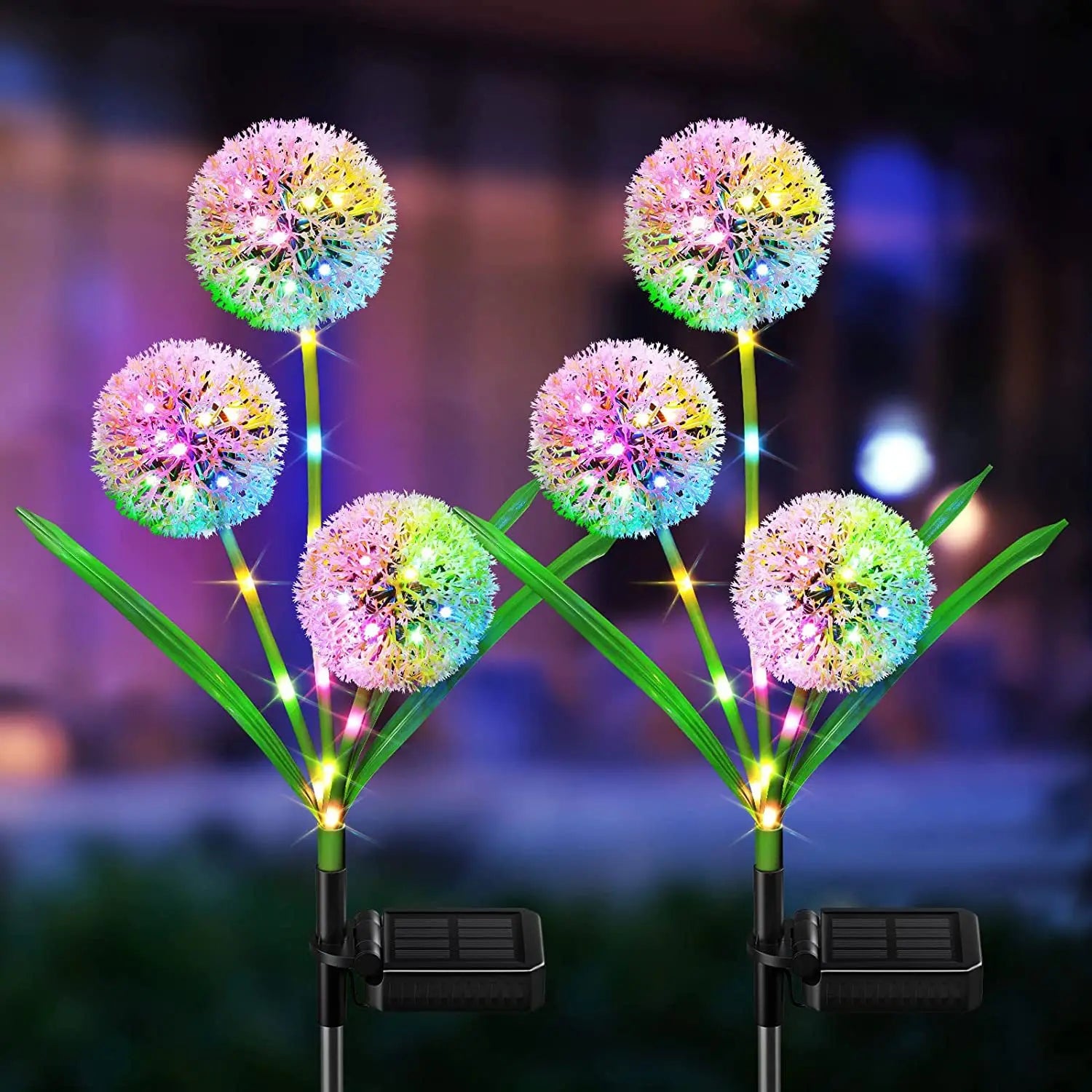 LumiRose - Lámpara Solar LED para Jardín con Pétalos de Rosa – Iluminación Decorativa Exterior