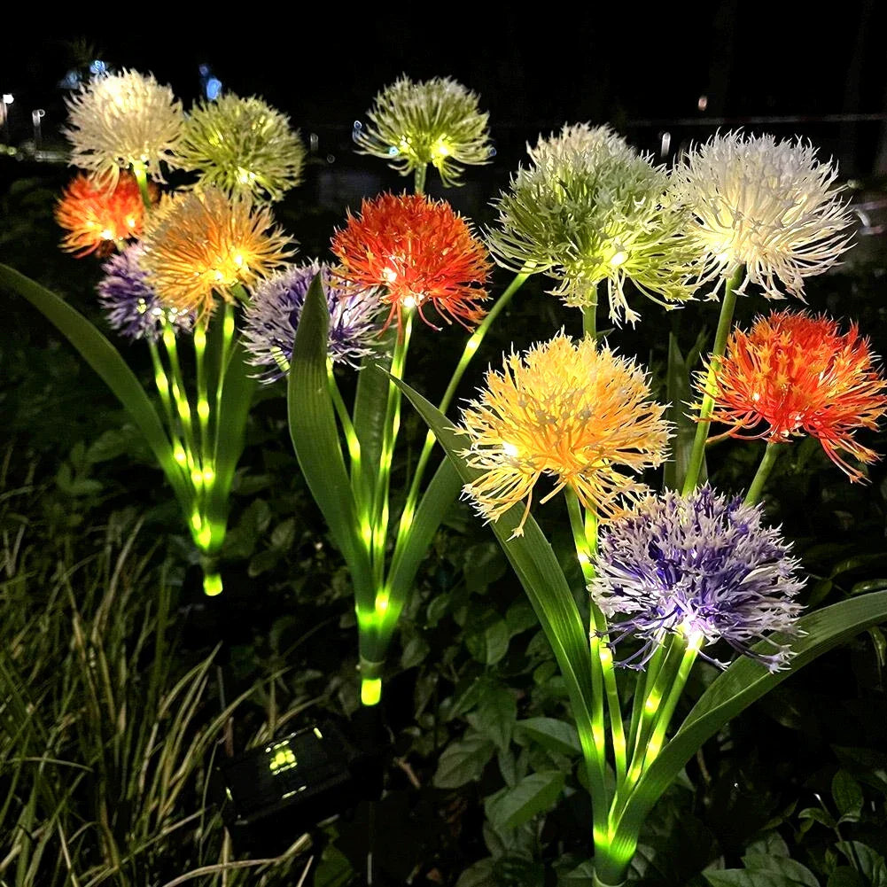 LumiRose - Lámpara Solar LED para Jardín con Pétalos de Rosa – Iluminación Decorativa Exterior