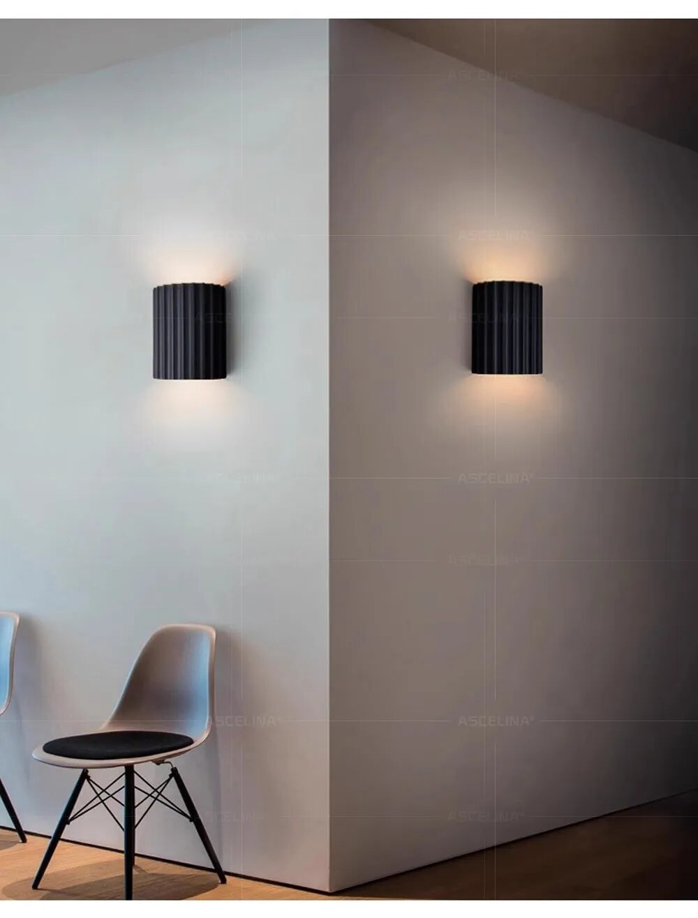 LumiGlo - Lámparas de pared modernas de resina