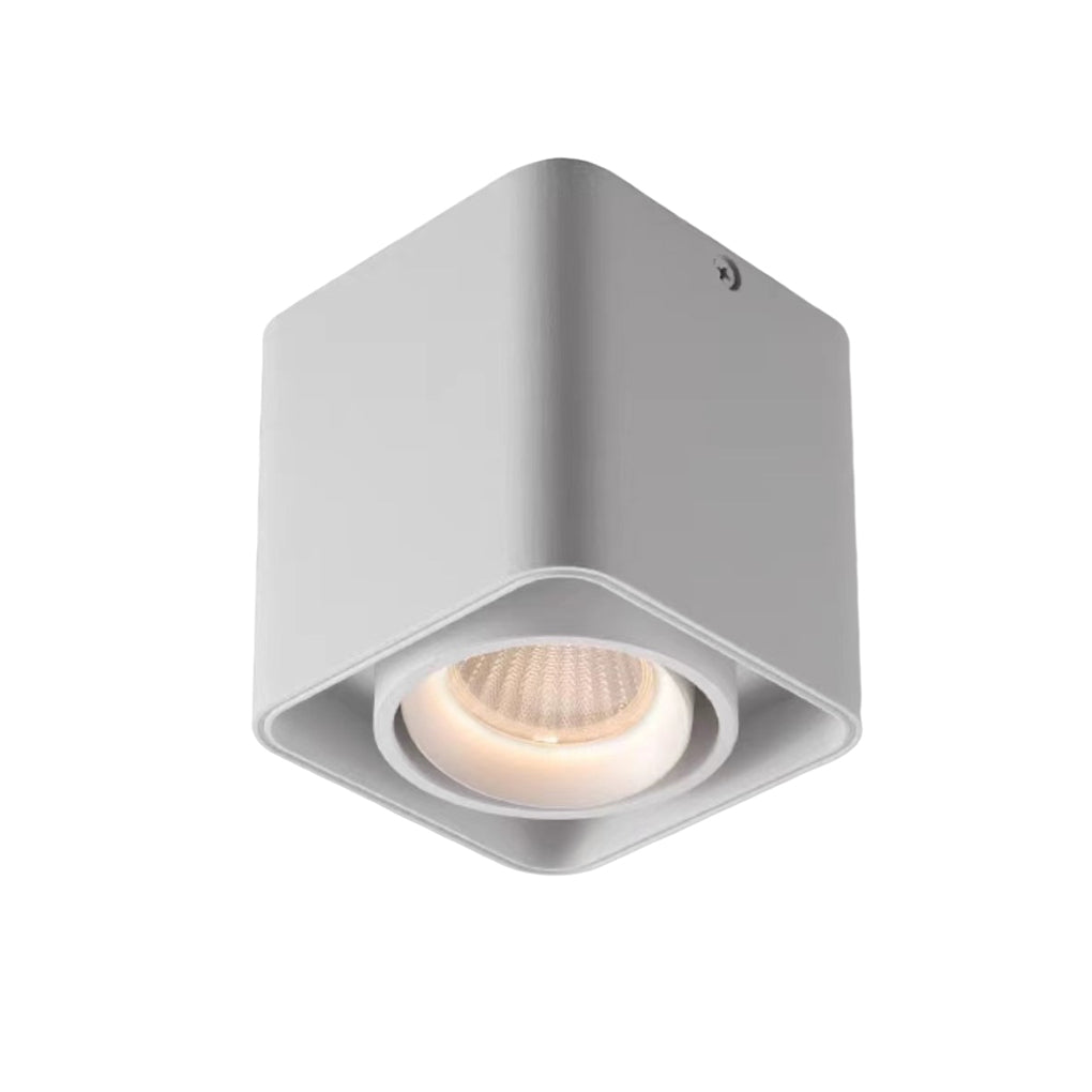 FlexiSquare - Lampada da soffitto a LED dimmerabile con testa quadrata regolabile