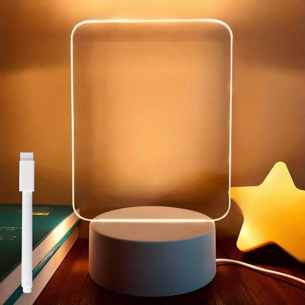 NoteGlow - LED Notice Board Night Light with USB Power Supply