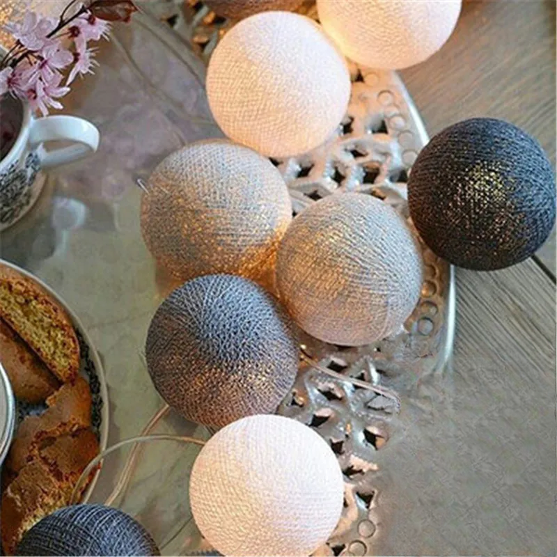 GlobeGlow - LED Cotton Thread Lanterns
