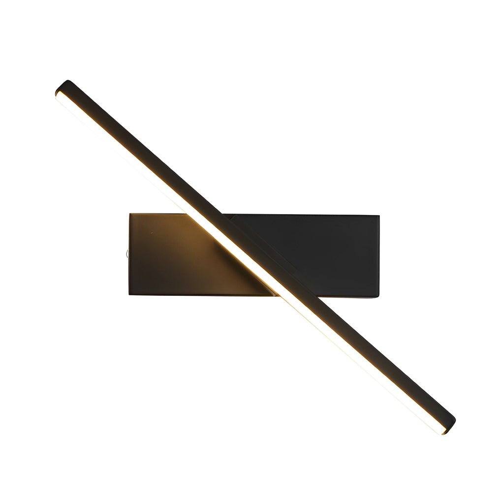 Lampada da parete moderna a striscia LED girevole