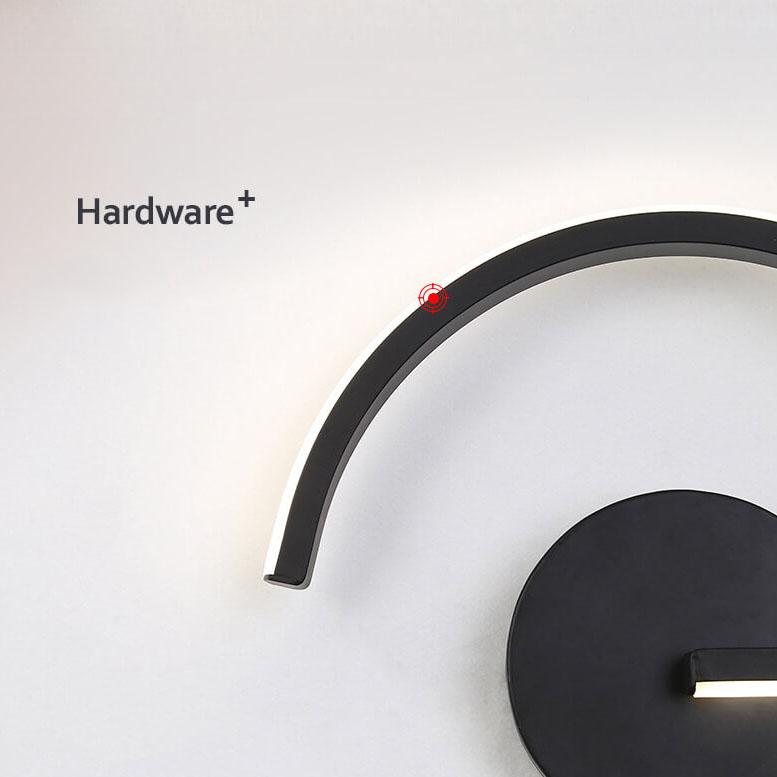 Lampada da parete LED moderna minimalista Curves Line con 1 luce