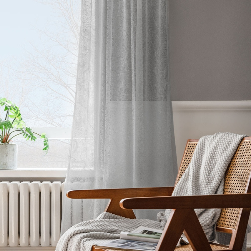 Mia Patrón de Láminas Cortinas Transparentes Techo Suave