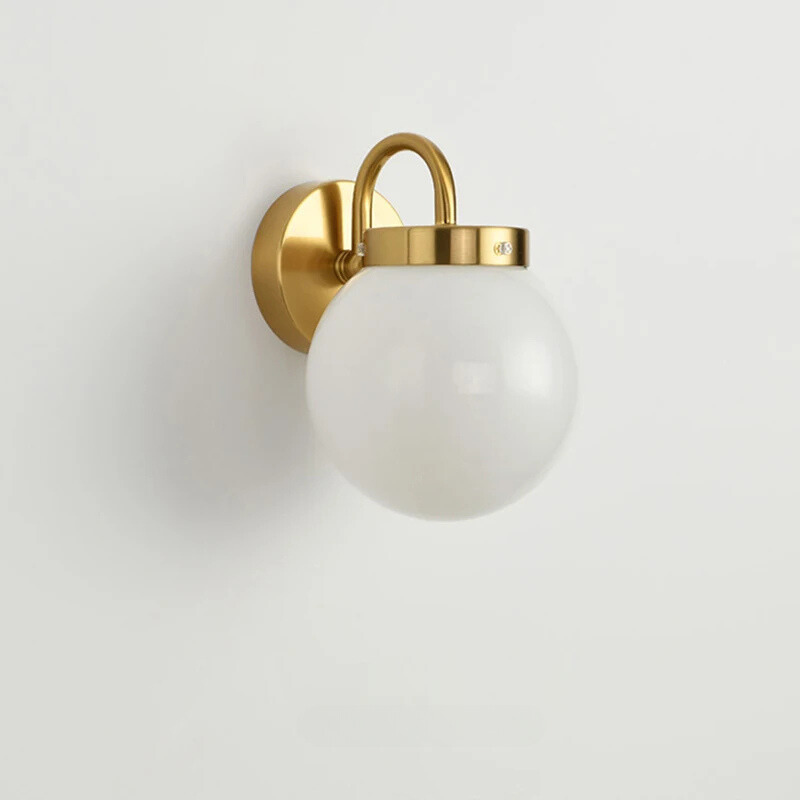 ModernWall - Nordic LED Wall Lamp with Glass Shade for Atmospheric Indoor Lighting