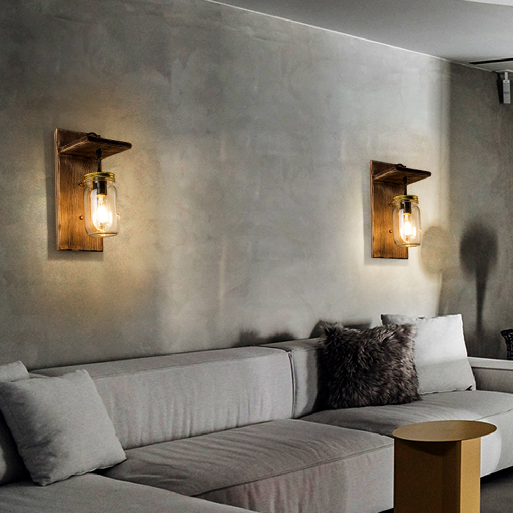 Lampada da parete Heritage Lantaarn, Camera da letto/Soggiorno, Legno e Metallo