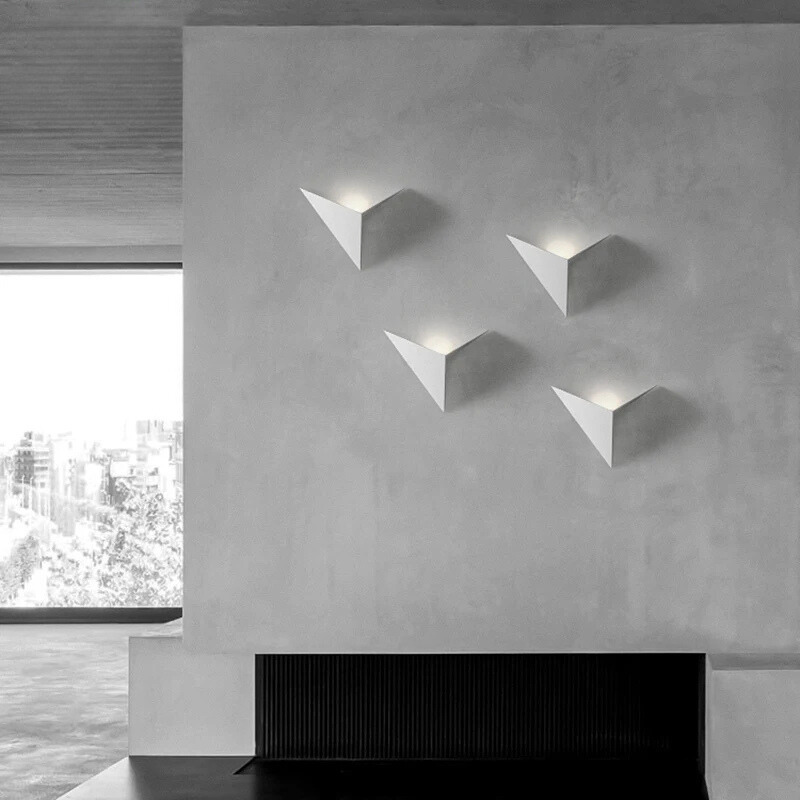 DriehoekLicht - Candeeiro de Parede LED Minimalista 3W | Iluminação Interior