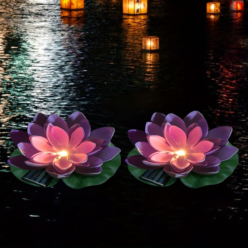 SolarLily - Decorative Lotus-Shaped Solar LED Lanterns in 3 Colors
