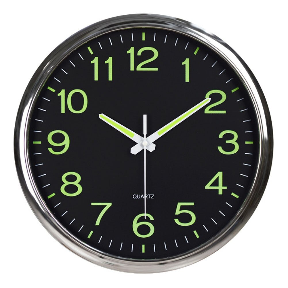 Orologio da parete in plastica fosforescente