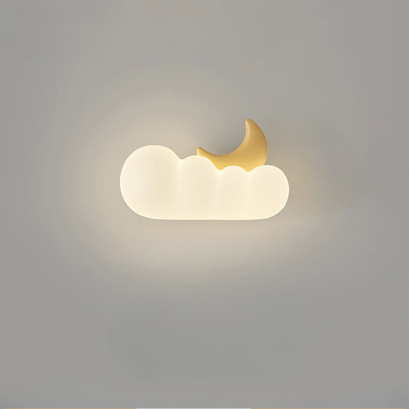 KinderDroom - Candeeiro de Parede para Quarto de Criança com Design de Animais de Banda Desenhada LED