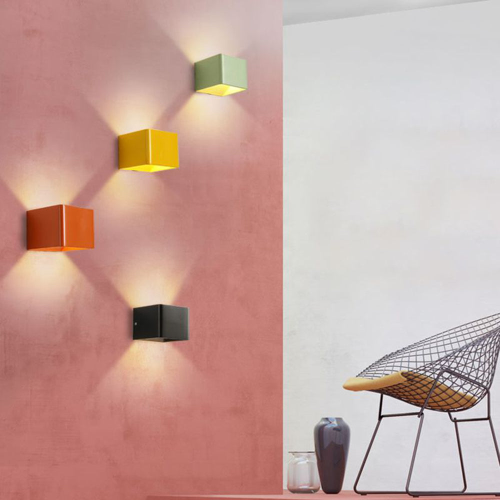 Lámpara de pared LED Orr Moderne - Negro/Blanco/Amarillo/Verde/Rojo Salón/Dormitorio Metal