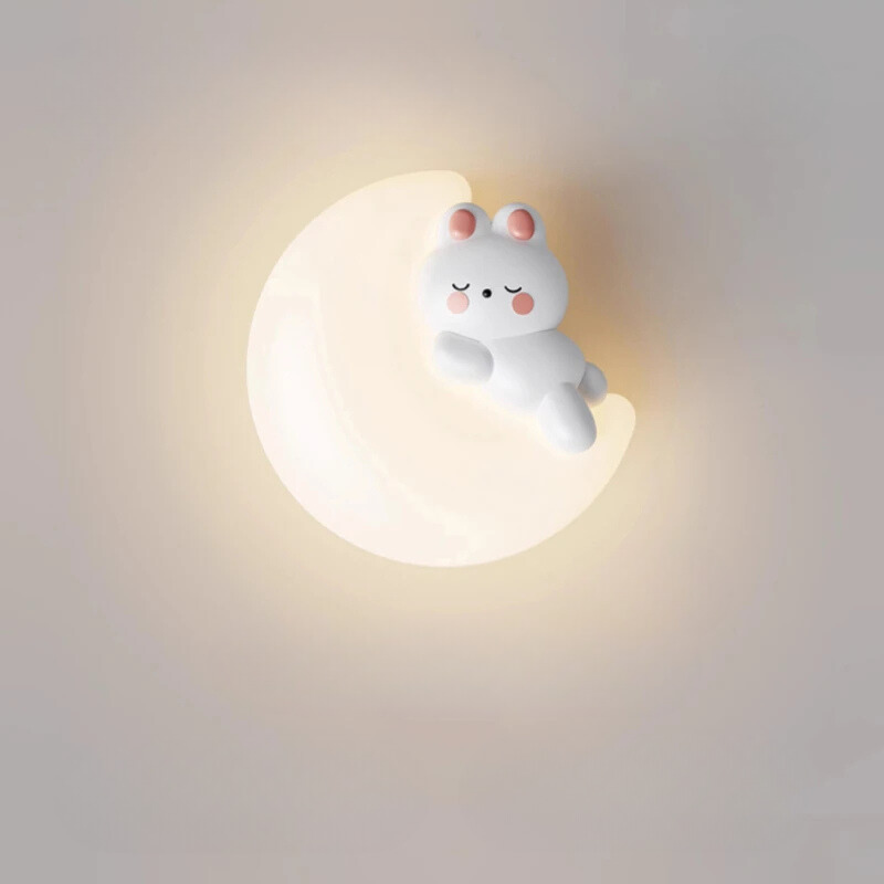 PandaLicht - Candeeiro de Parede LED Panda Sombrio para Quartos de Crianças