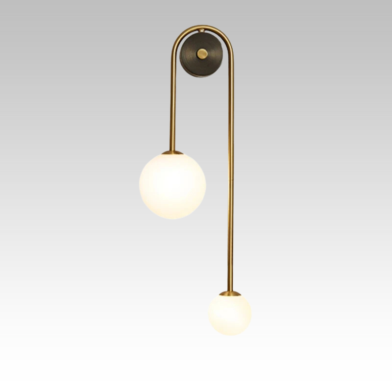AuroraGlass Wall Lamp - Modern LED Lamp for Bedroom and Living Room