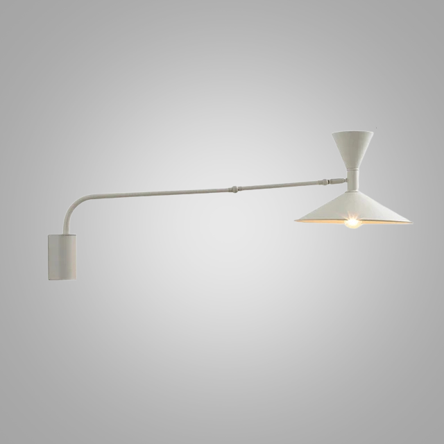 LumiFlex - Nordic Swing Wall Lamp – Adjustable LED Reading Lamp for Living and Work Spaces