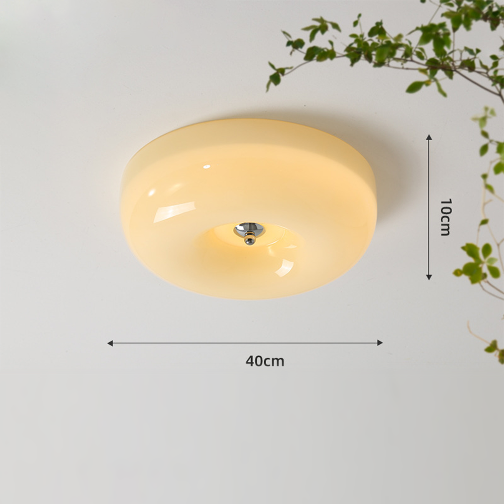 Luminária de Teto Redonda Simples para Quarto