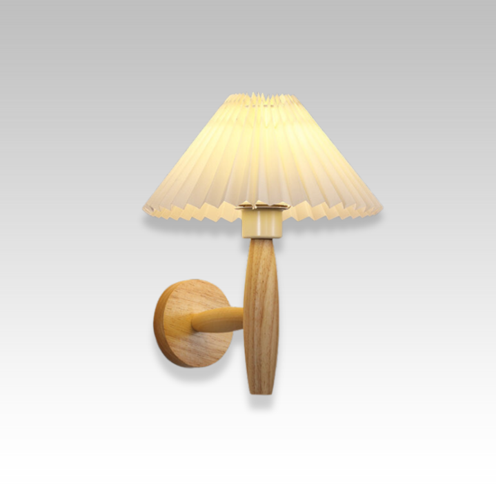 EikenLicht - Lampada da parete in legno elegante