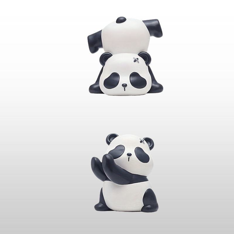 AnimalDecor - Set van Schattige Dieren Boekensteunen - Eend, Olifant, Panda