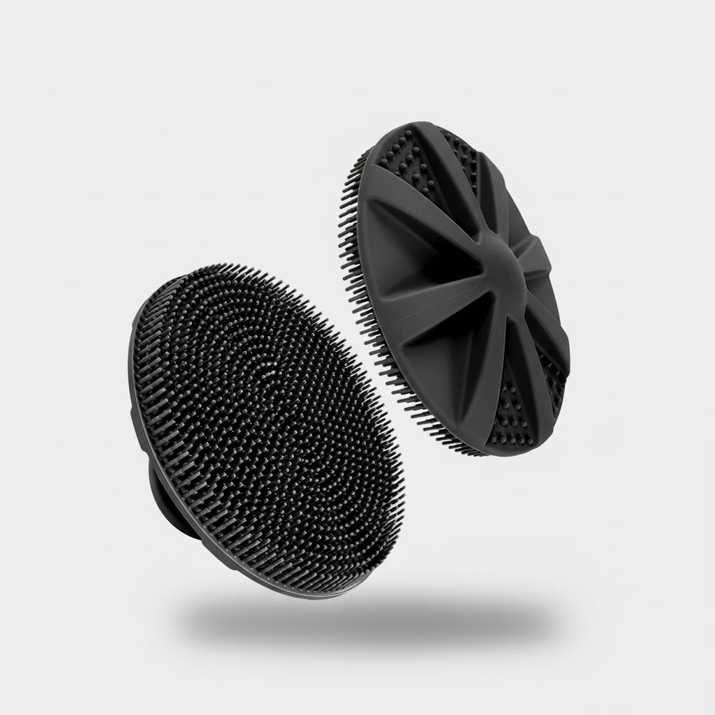 Shower Brush Silicone Body Brush Ergonomic Grip