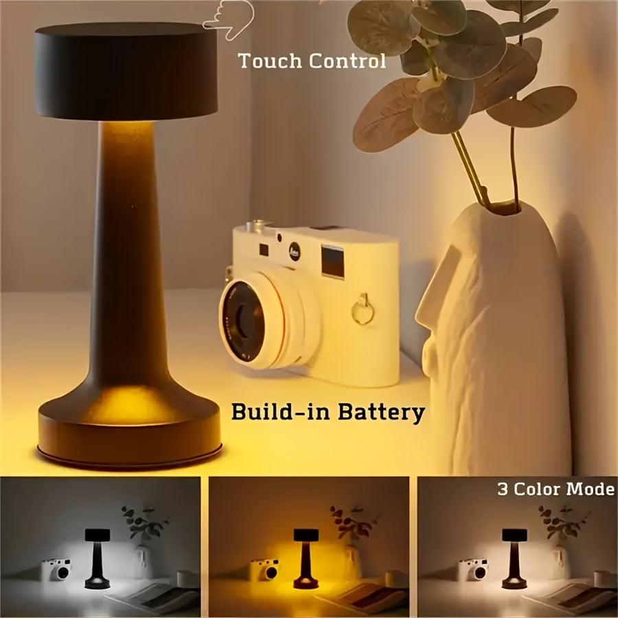 AuroraDesk - USB Rechargeable LED Desk Lamp with Touch Control