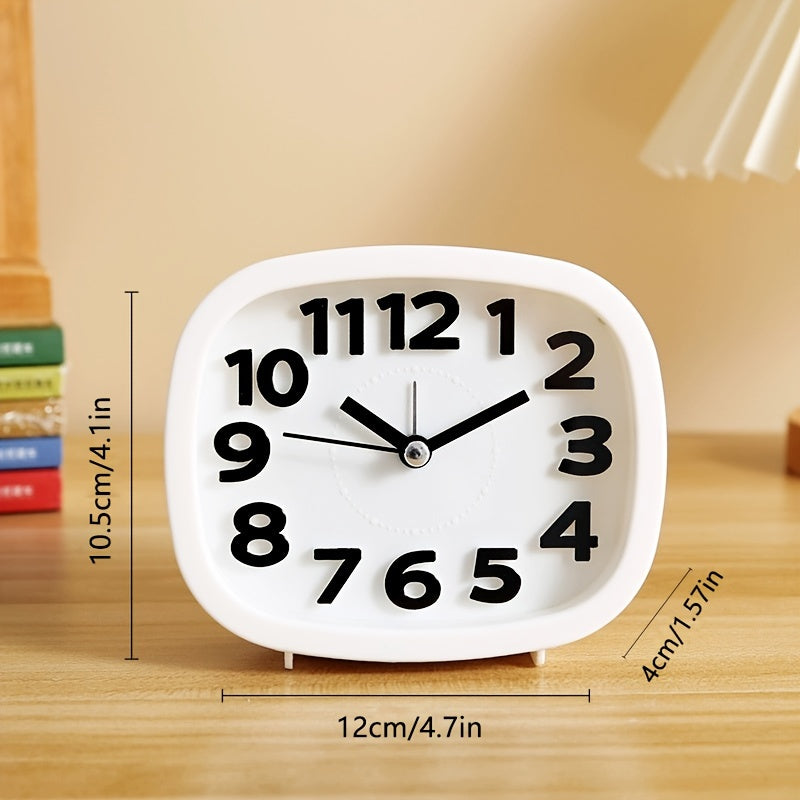 TimeSquare - Compact Square Alarm Clock with 3D Design