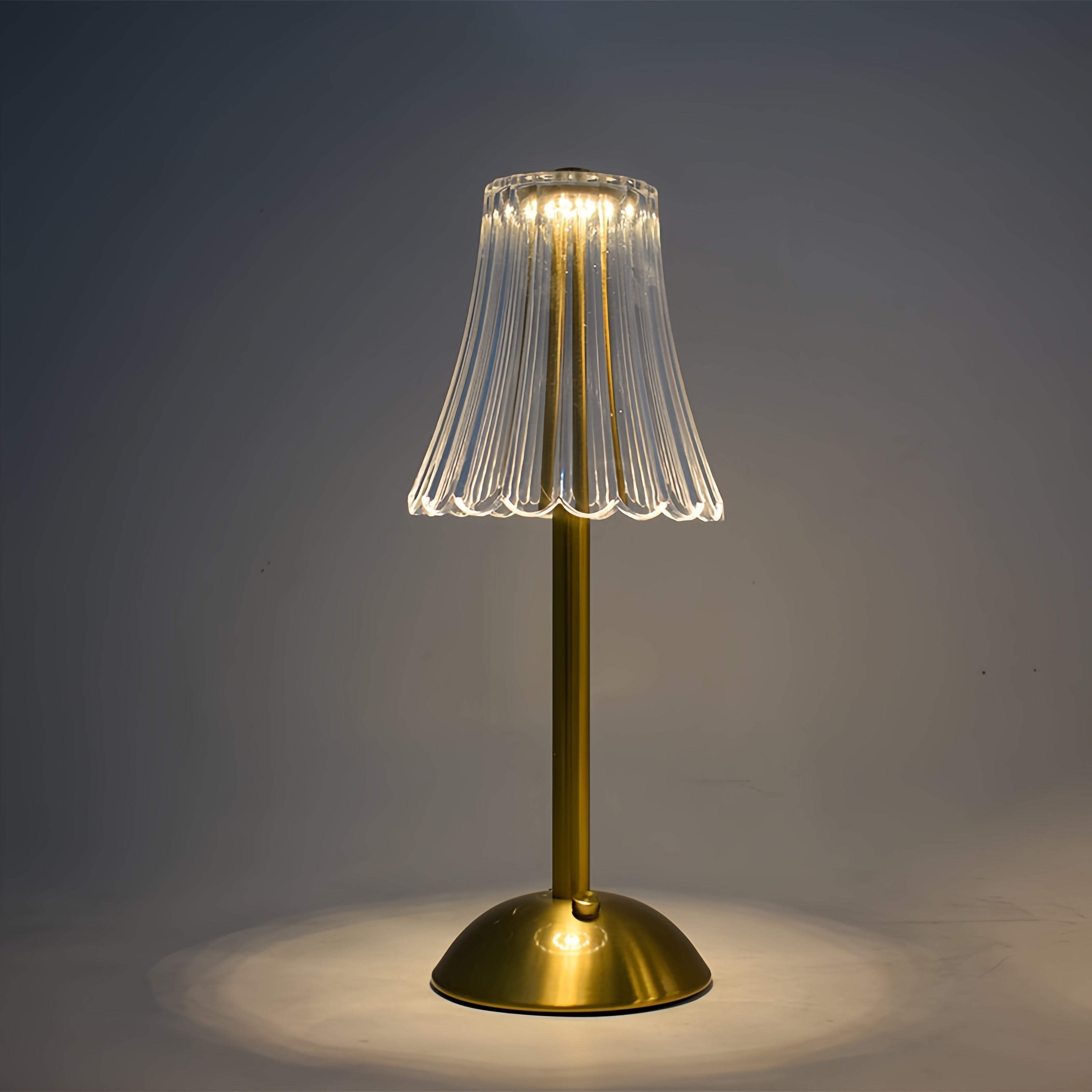 LumiGlow - Lampada da tavolo LED ricaricabile USB con controllo touch