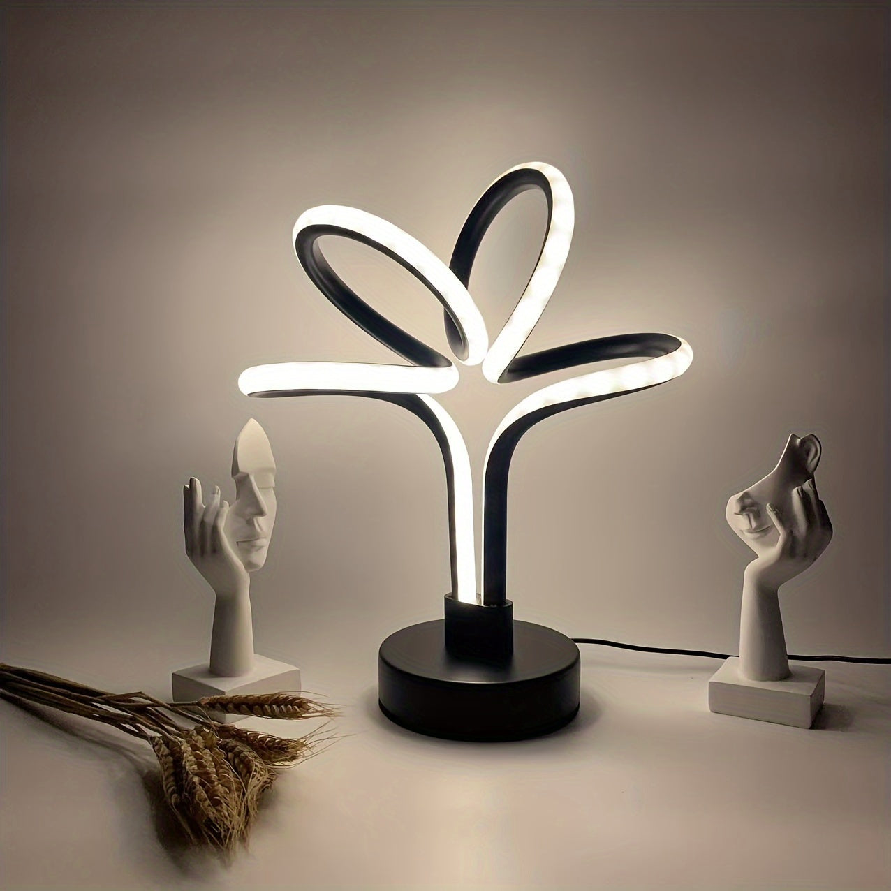 LumiNordic - Modern Nordic Inspired USB LED Table Lamp
