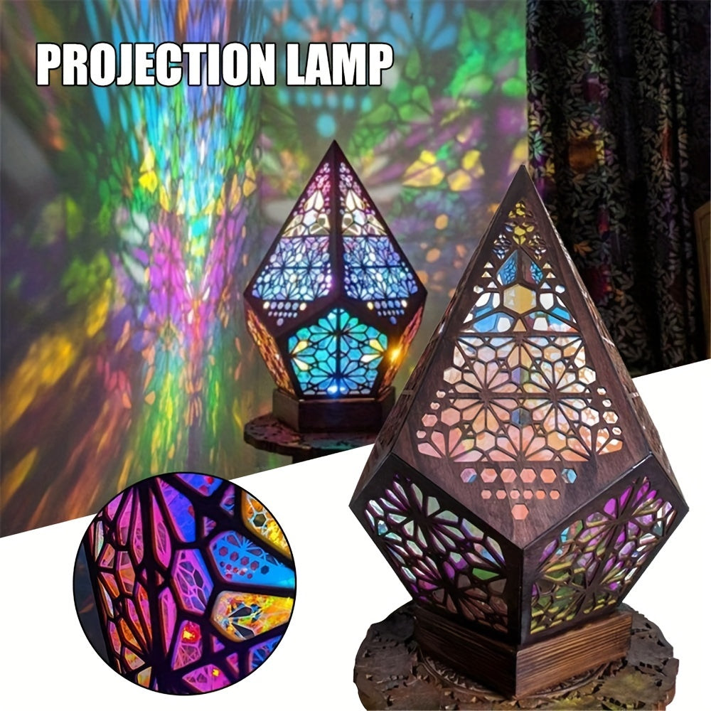 StarGlow - USB Bohemian Starry Sky Night Light 3D Projector