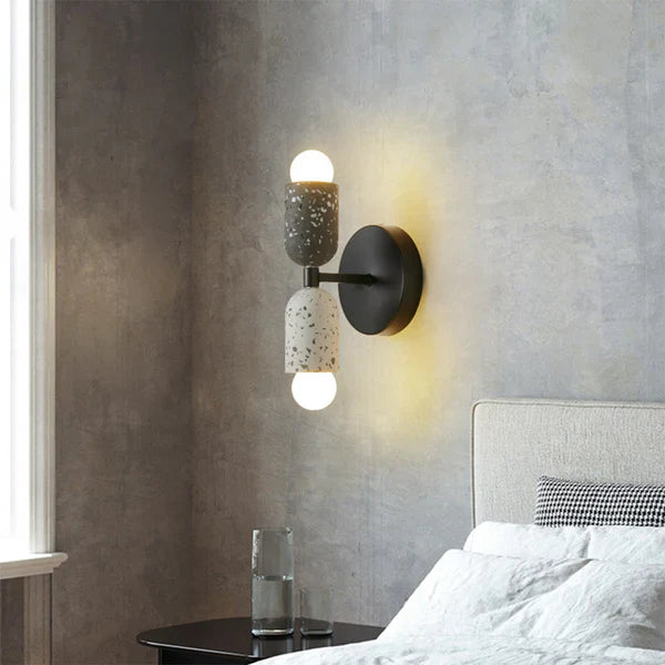 Lampada da parete creativa a doppia testa per la casa