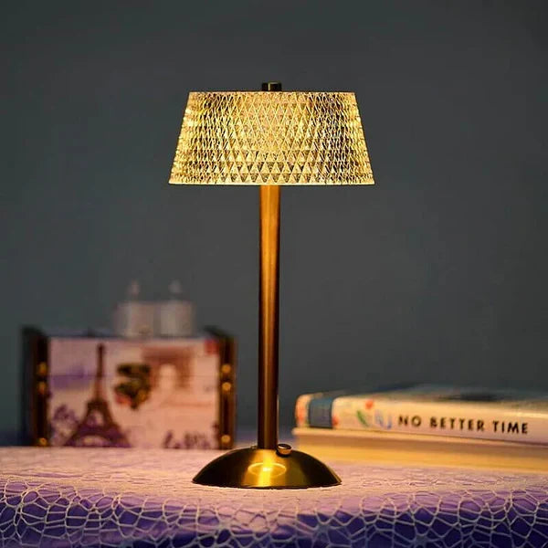 GlowFusion - Lampada da tavolo wireless Kristallen