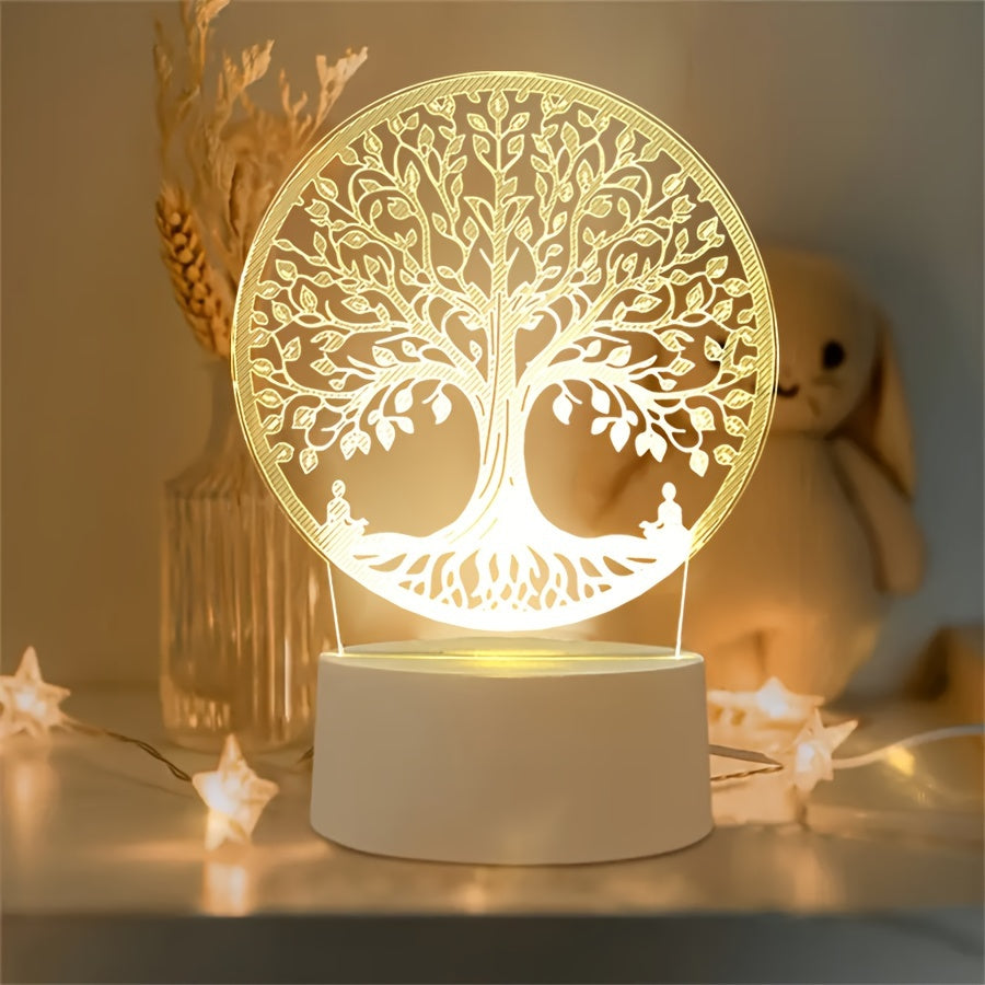 BoomLamp - 3D Acrylic Night Light USB-Powered