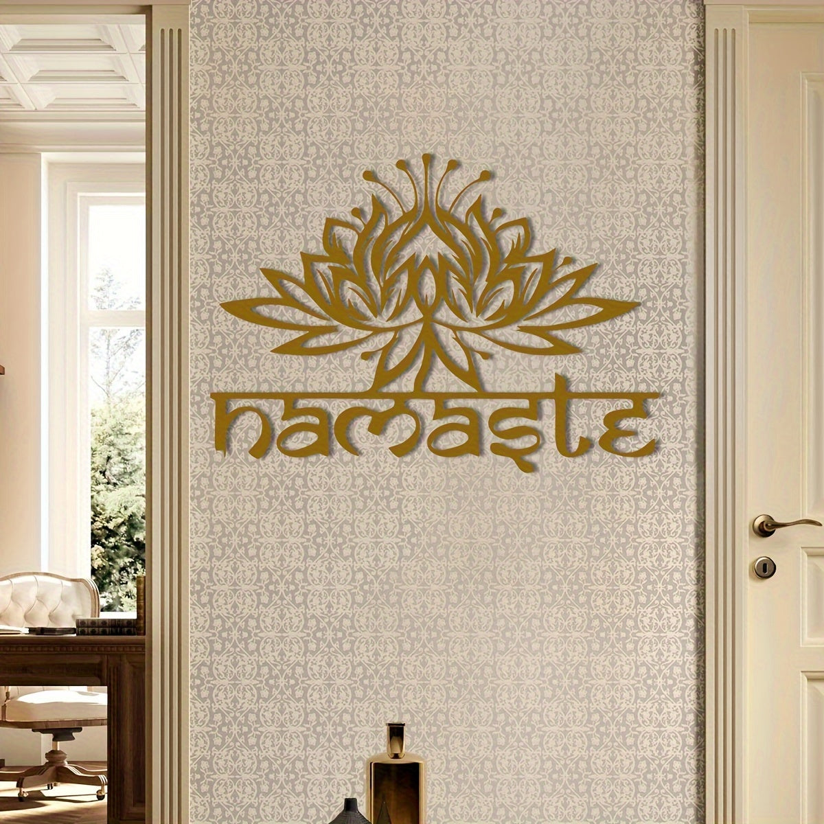 LotusDecor - Iron Lotus Flower Wall Art