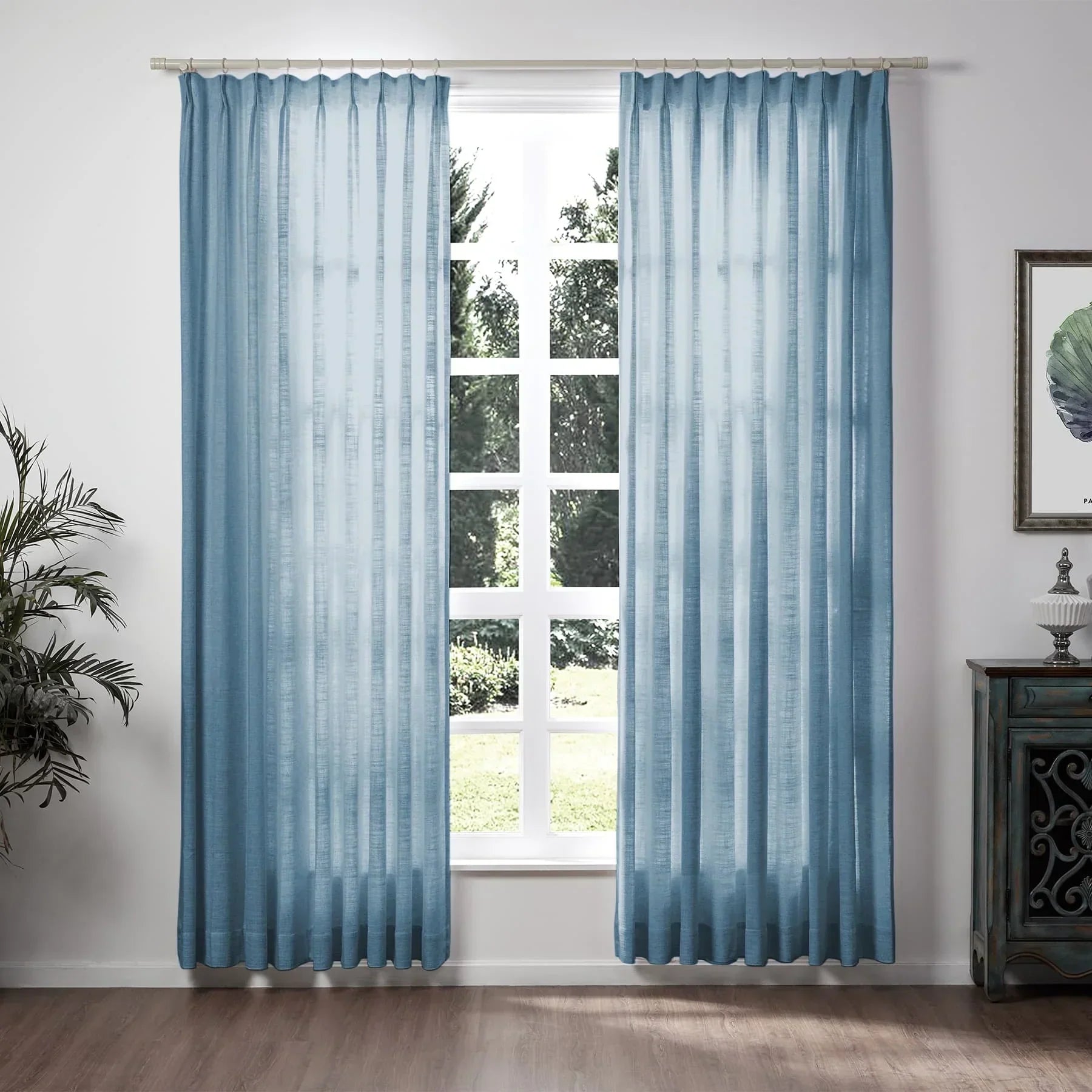 Tende in lino per soggiorno Eleganti tende filtranti la luce