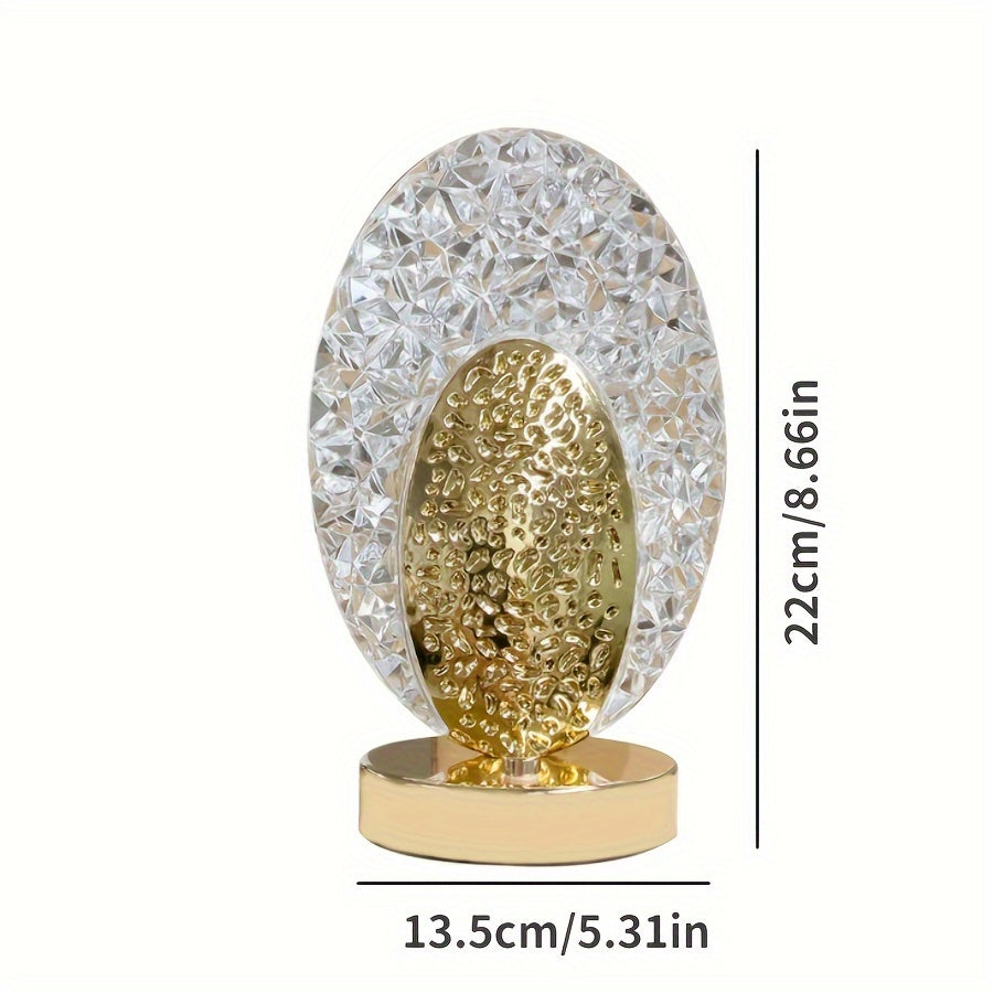 FeatherLamp - Candeeiro de Mesa Tátil USB com Design de Pena de Pavão, Luz LED Infinitamente Regulável