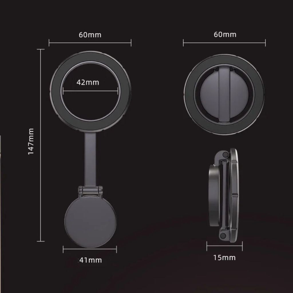 Supporto Telefonico Magnetico Regolabile a 360° per Auto