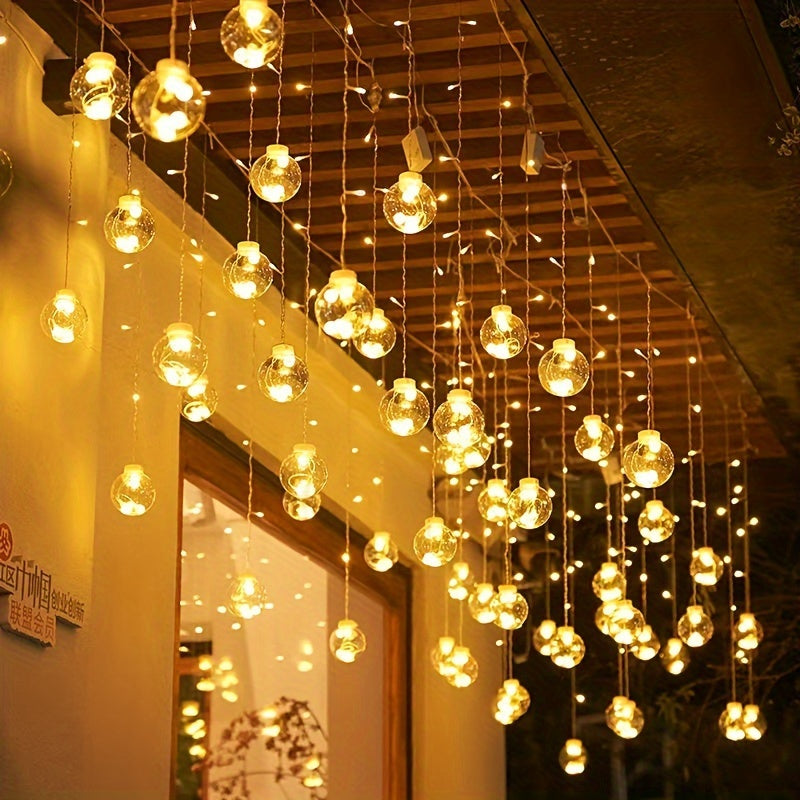 LumiSphere - 3.0m Wreath Ball Decorative LED Lighting, Perfect for Christmas & Holidays