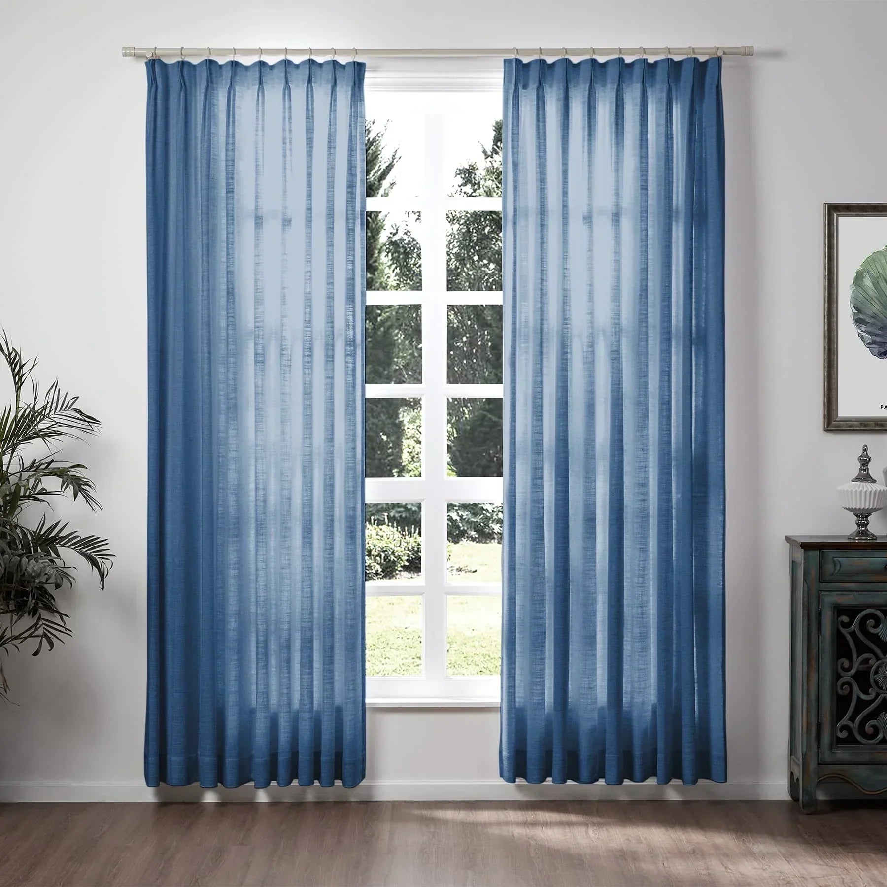 Tende in lino per soggiorno Eleganti tende filtranti la luce