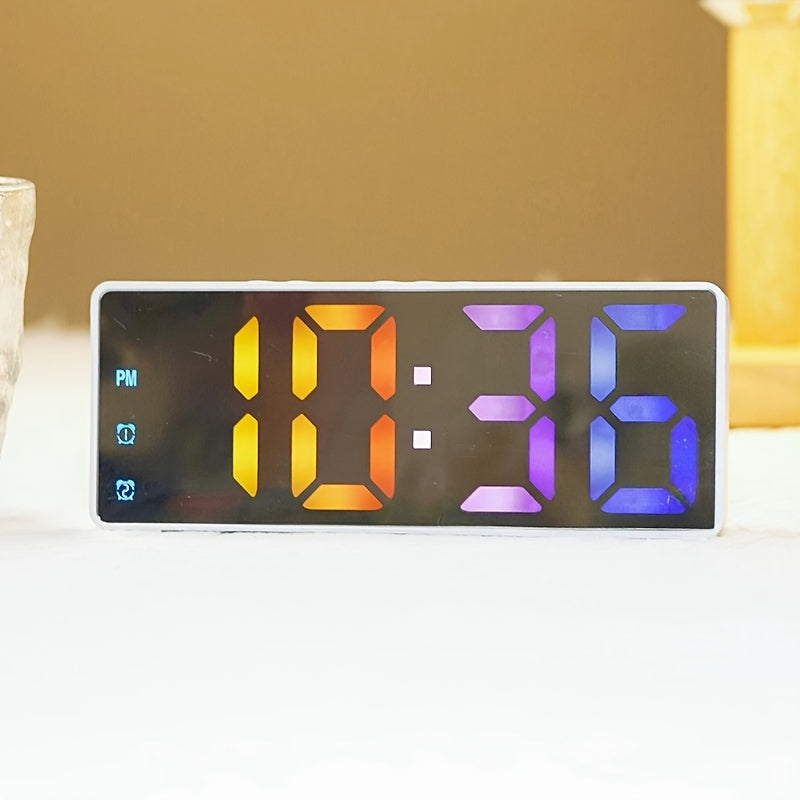 BrightTime - Multifunctional LED Alarm Clock with Date Display