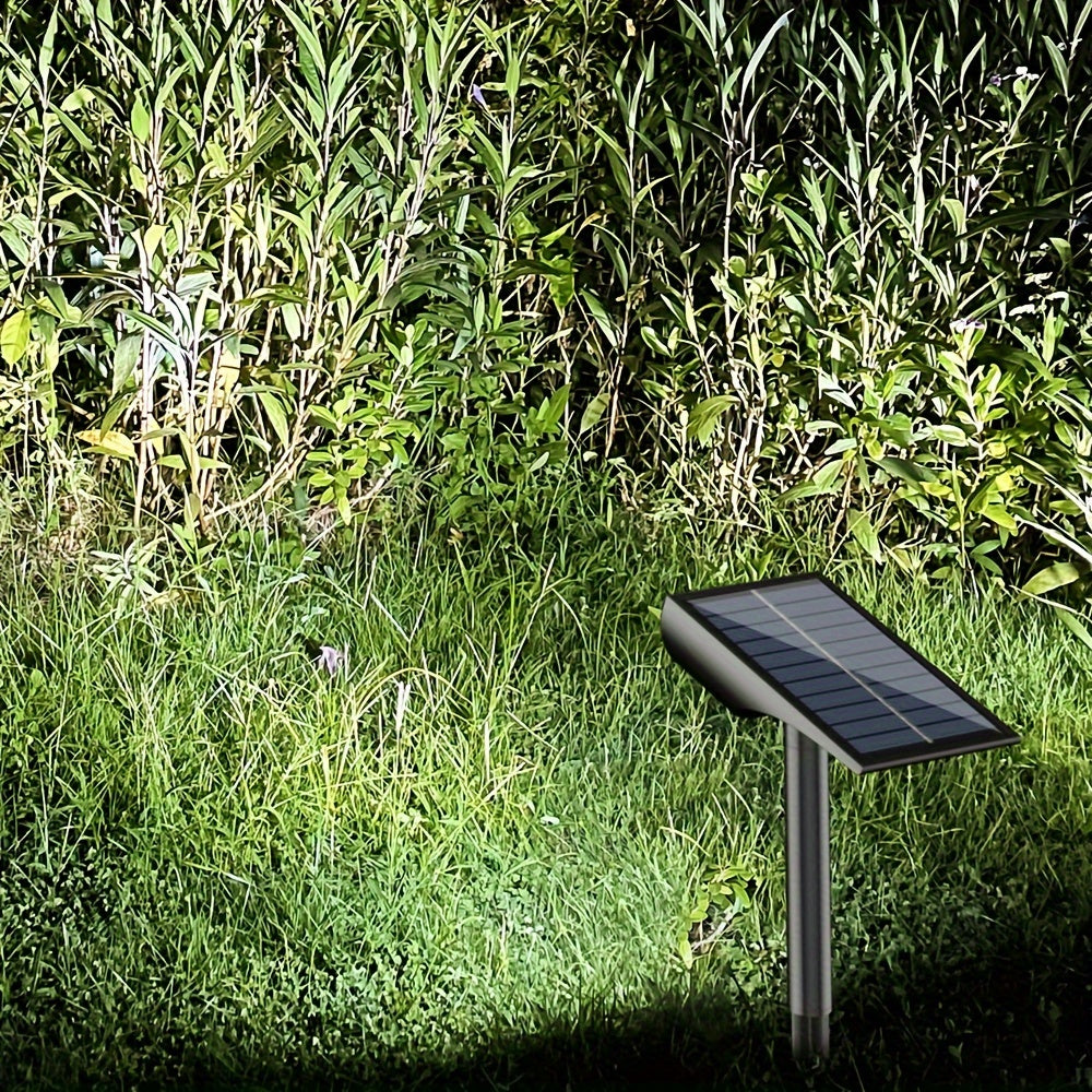 SolarSpot - Iluminação Solar para Relvado com 9 Lâmpadas LED para Jardim e Paisagem