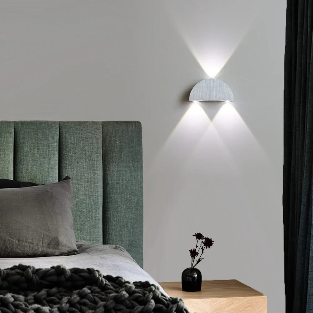 SereneLight - Minimalist LED Wall Lamp for Indoor Use