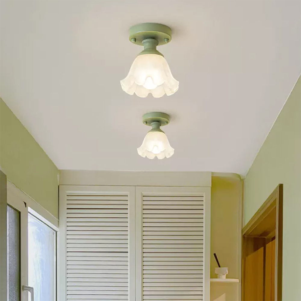 Lampada da soffitto romantica a zucca per la Gan