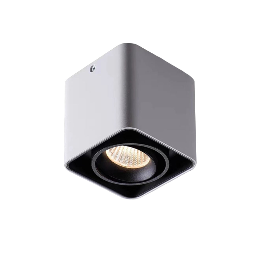 FlexiSquare - Lampada da soffitto a LED dimmerabile con testa quadrata regolabile