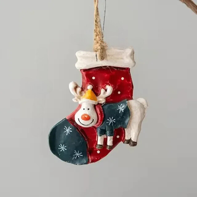 FestiveSocks - Decoraciones navideñas con alce