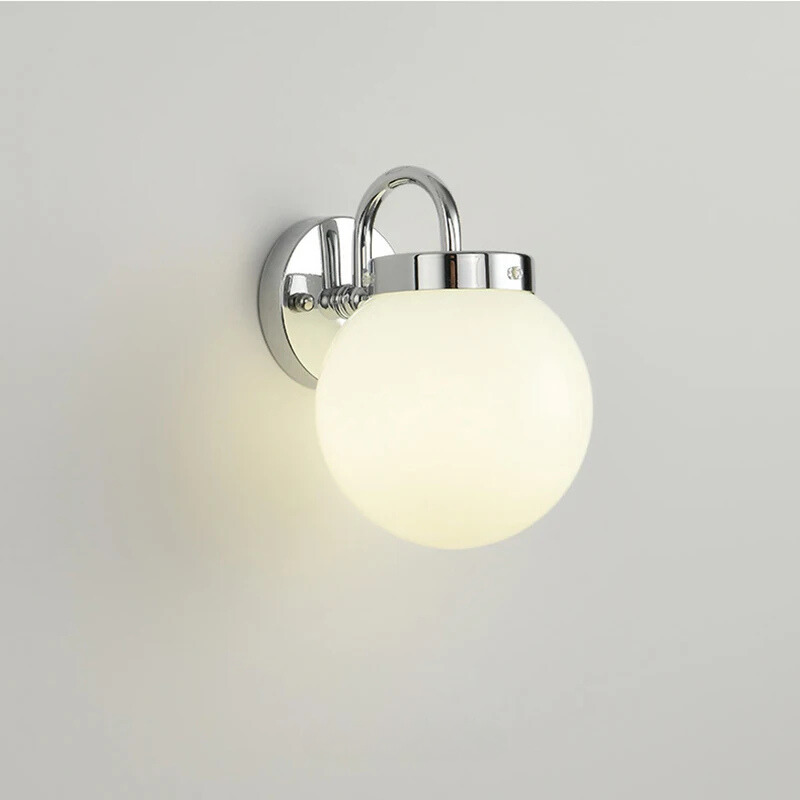 ModernWall - Nordic LED Wall Lamp with Glass Shade for Atmospheric Indoor Lighting