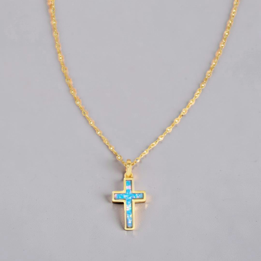 Mother's Day Gift Necklace Women Cross Pendant Minimalist