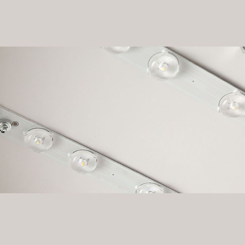 Candeeiro de Teto Redondo LED Elysia Moderne Rosa Cinzento Metal Sala de Estar