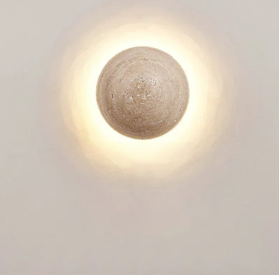 ZenGlow - Minimalist Wall Lamp in Wabi-Sabi Style