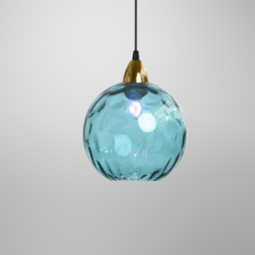 HelderBol - Lampada a Sospensione con Globo di Vetro