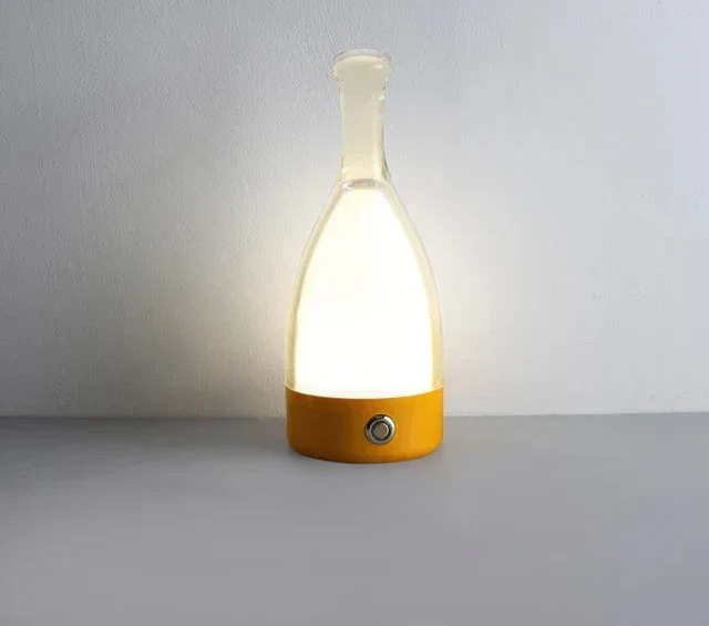 LuxeGlow - Modern Bottle Table Lamp with Dimmable LED Lighting