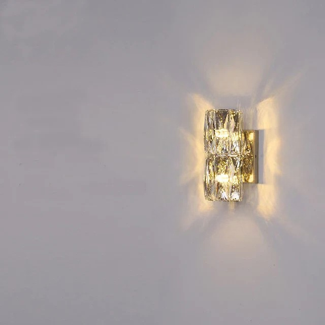 CrystalLuxe - Royal Bedroom Wall Lamp